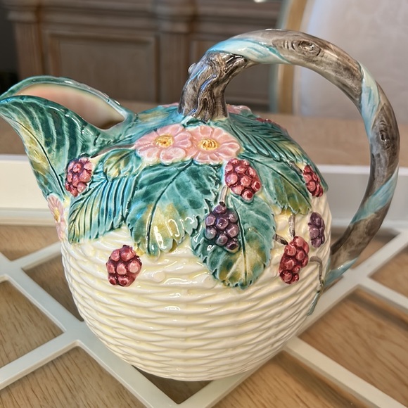 The Haldon Group Blackberry Basket Weave Pitcher - Picture 3 of 10